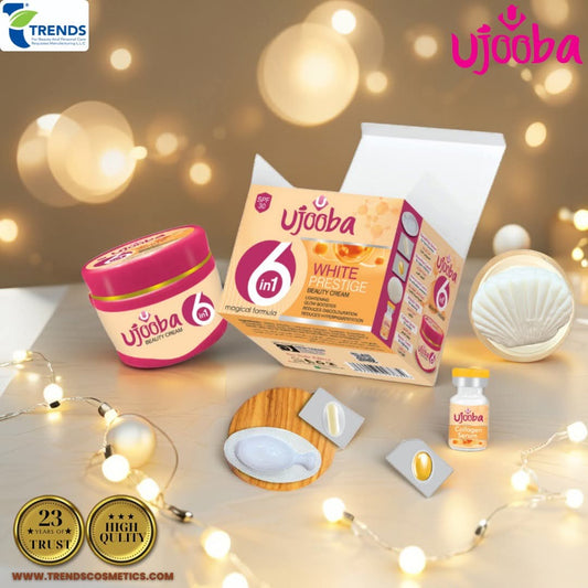Ujooba White Prestige Beauty Cream – 6-in-1 Advanced Skincare Pack