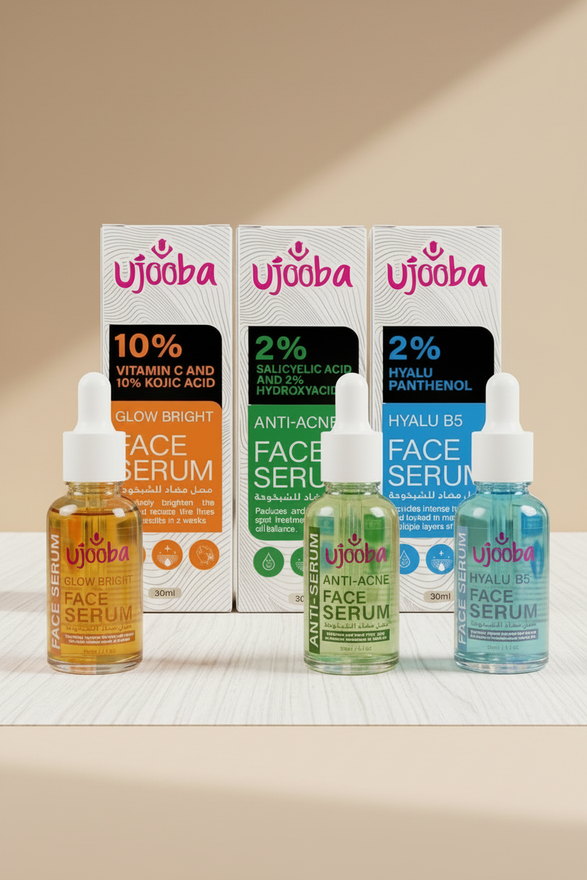 The Ujooba Glow Routine – Complete 4-Step Skincare Set